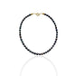 Simple Peacock Black Pearl Choker Necklace