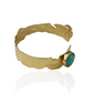 Chalcedony Cuff Bracelet Bangle Gold