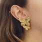 Gold Plated Butterfly Earrings