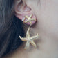 Tina Starfish Droplet Statement Earrings