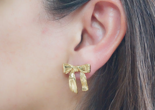 Daisy Bow Midi Earrings