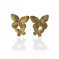 Gold Plated Butterfly Earrings