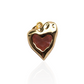 Abstract Heart Pendant Charm