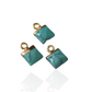 Mini Square Howlite Gemstone Charm Pendant