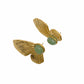 Jade Gemstone Butterfly Earrings