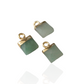 Mini Square Aventurine Charm Pendant