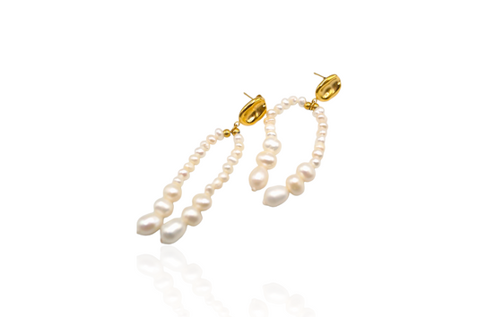 Rani Freshwater Pearl Drop Earrings