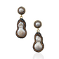 Lux Irregular Pearl Drop Earrings