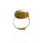 Agate Stone Round Ibiza Ring - Onesize