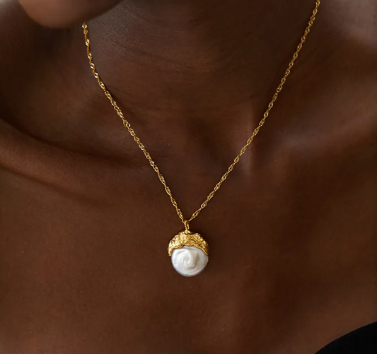 Freshwater Lux Pearl Droplet Necklace