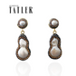 Lux Irregular Pearl Drop Earrings