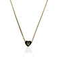 Dainty Initial Heart Alphabet Necklace