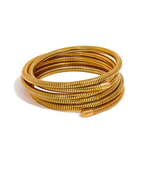 Mel Wrap Onesize Bracelet - Gold