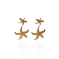 Tina Starfish Droplet Statement Earrings