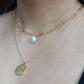 Stella Pearl Pendant Multi Layer Necklace