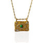 Evil Eye Tawiz Malachite Pendant Necklace