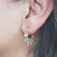 Boho Multicoloured Twinkle Charm Hoops